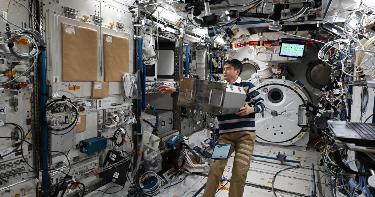 To help with the Axiom-4 crew's undocking, astronaut Takuya Onishi and his team transferred two freezers from the Kibo module to the Crew Dragon on July 14 (Cover Image Source: X | Takuya Onishi)