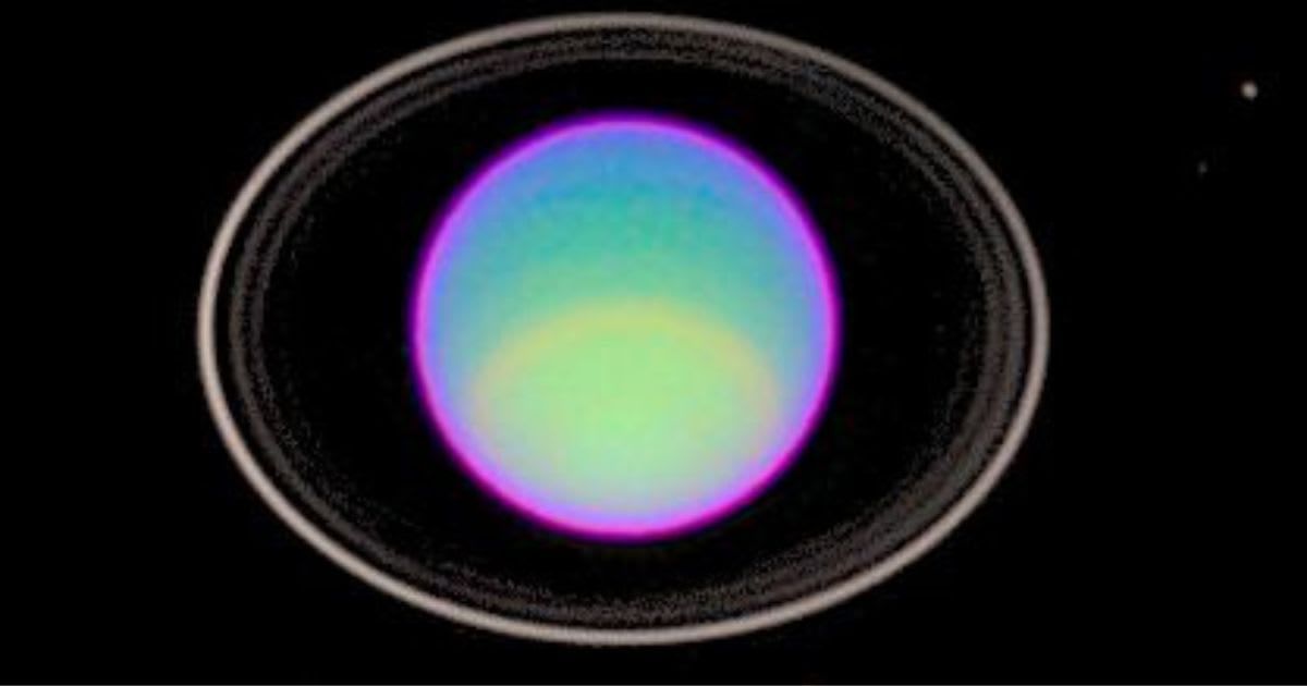 NASA Hubble Space Telescope peered deep into Uranus' atmosphere to see clear and hazy layers created by a mixture of gases (Cover Image Source: NASA Image and Video Library | NASA)