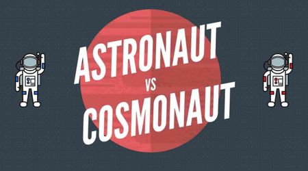 cosmonaut vs astronaut