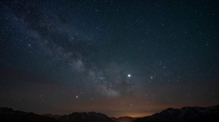 The brightest stars in the night sky
