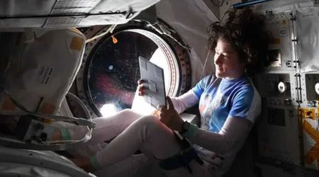 Can astronauts communicate with their families from the ISS?