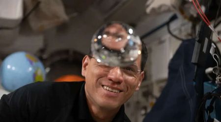 why are astronauts weightless in space