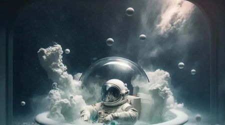 How do astronauts shower in space?