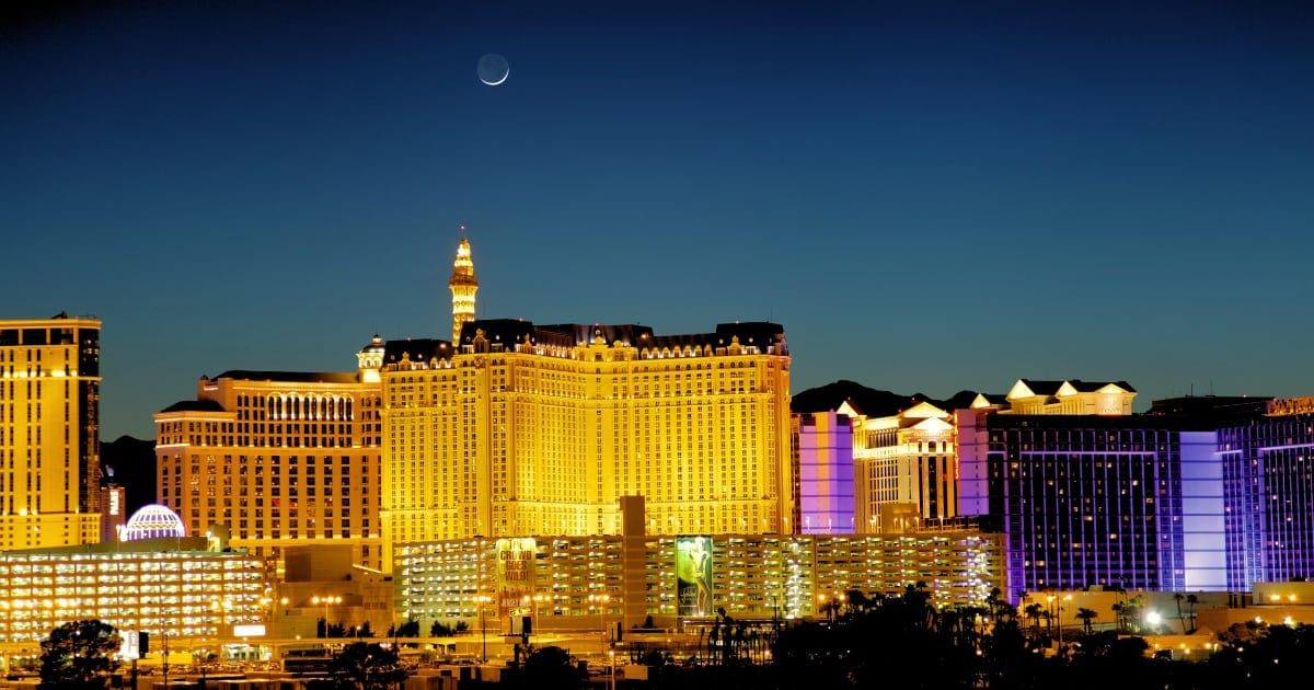 Nighttime view of the North Las Vegas Strip, Las Vegas, Nevada, USA on April 22, 2012. (Cover Image Source: Getty Images | 