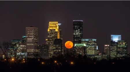 Today's Moon phase in Minneapolis