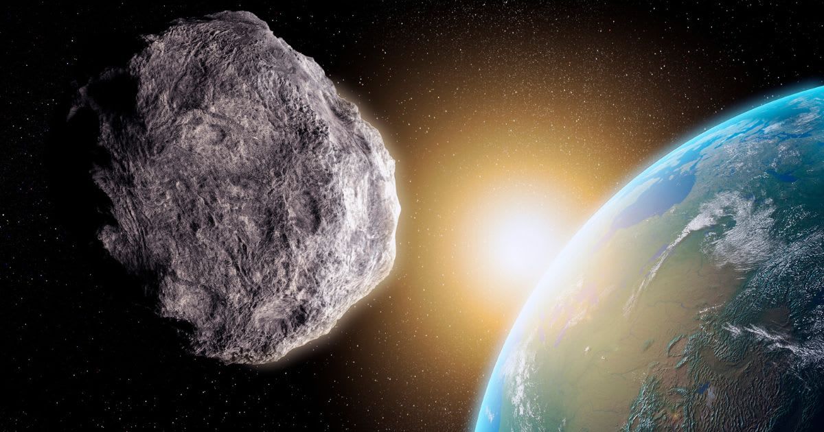 An artwork of a Near-Earth asteroid headed towards Earth. (Representative Cover Image Source: Getty Images | Photo by ANDRZEJ WOJCICKI, Science Photo Library)