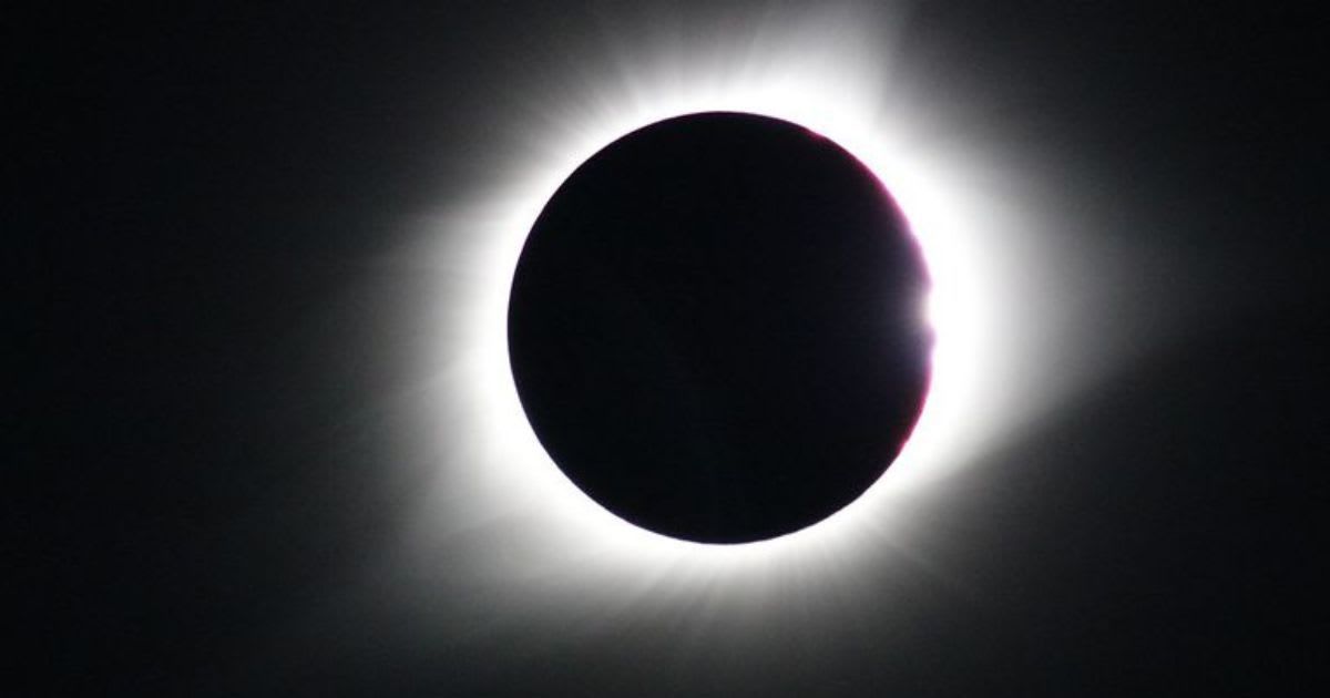 The reddish chromosphere is visible on the Sun’s right edge in this view of the Aug. 21, 2017, total solar eclipse from Madras, Oregon (Cover Image Source: NASA | Nat Gopalswamy)