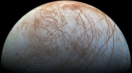 James Webb Telescope uncovers Jupiter moon Europa's surprisingly dynamic and shifting ice shell