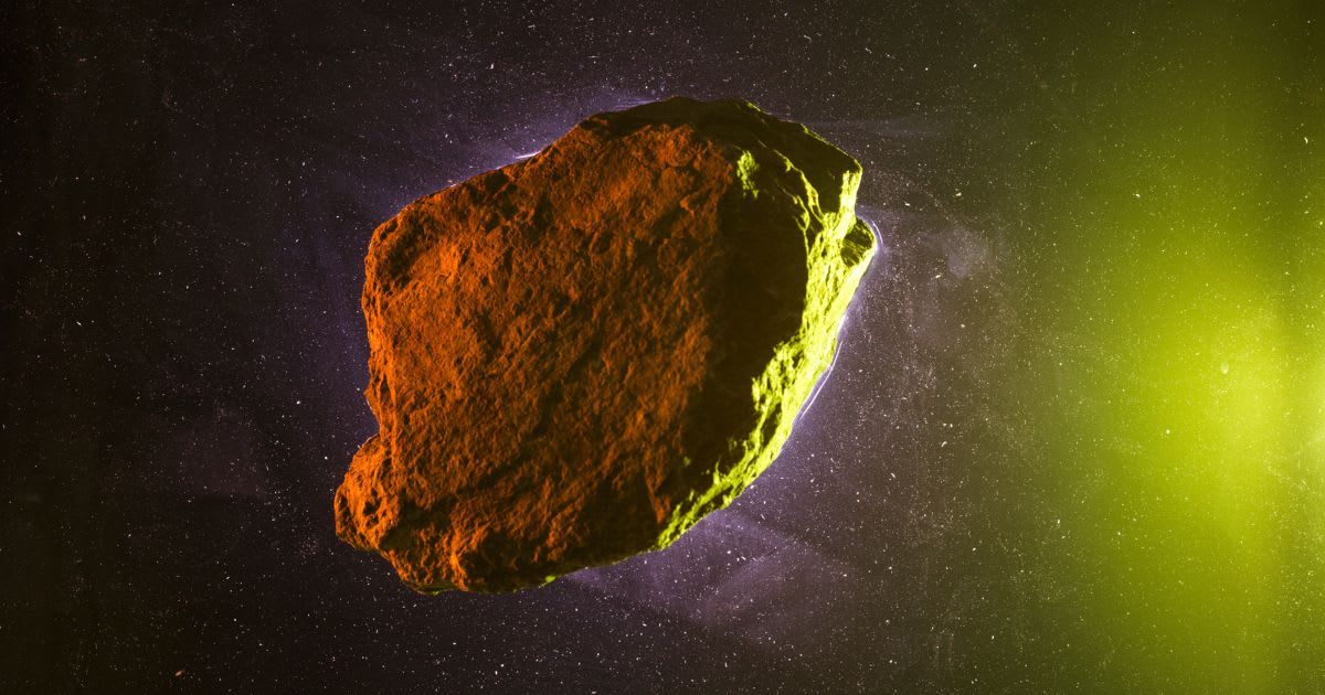 Asteroid rock on green starry background (Representative Cover Image Source: Getty | Jonathan Knowles)