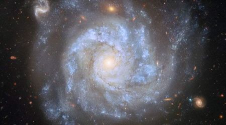 Hubble beautifully captures explosive past of spiral galaxy NGC 1309, 100 million light-years away, in latest image