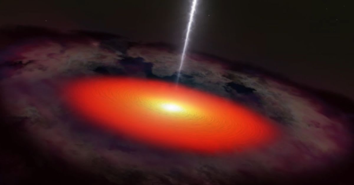 The discovery of a high-energy neutrino on Sept. 22, 2017, sent astronomers on a chase to locate its source — a supermassive black hole in a distant galaxy (Cover Image Source: NASA’s Goddard Space Flight Center)
