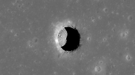 Hidden entrances uncovered on the Moon by AI, paving way for future lunar missions