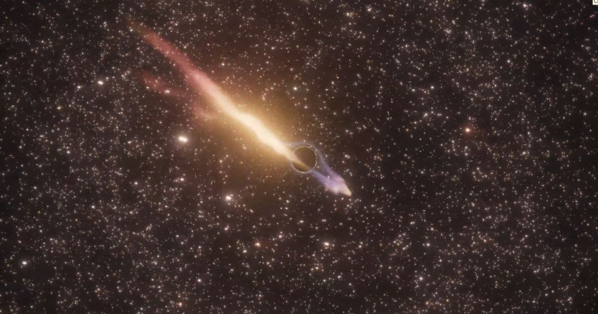 This is an illustration of an intermediate-mass black hole capturing and gravitationally shredding a star (Cover Image Source: YouTube | Space Telescope Science Institute)