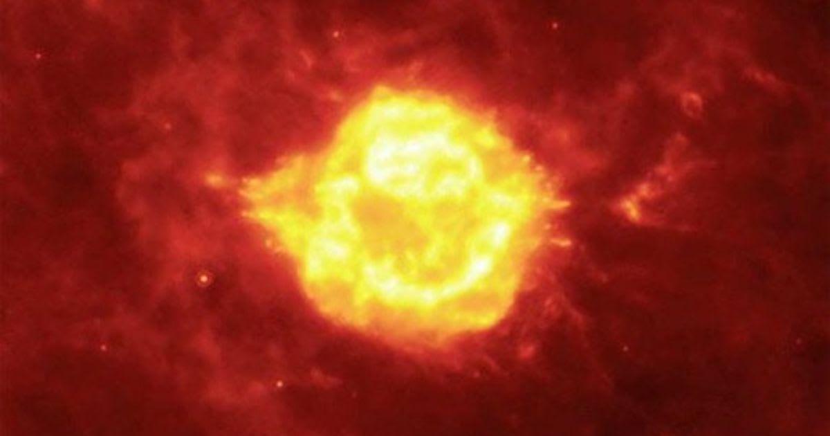 In this animation, a seething cauldron of light appears to bubble and ooze around the remnants of a giant star (Representative Cover Image Source: NASA/JPL-Caltech)