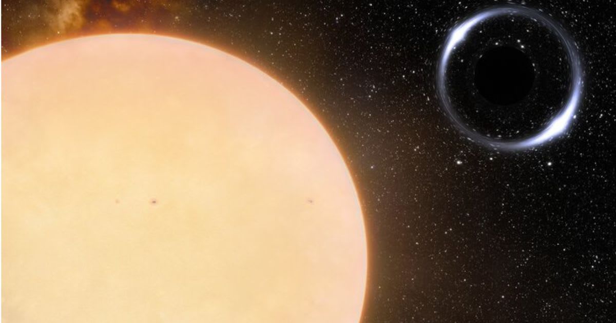 Artist’s impression of the closest black hole to Earth and its Sun-like companion star (Cover Image Source: International Gemini Observatory)