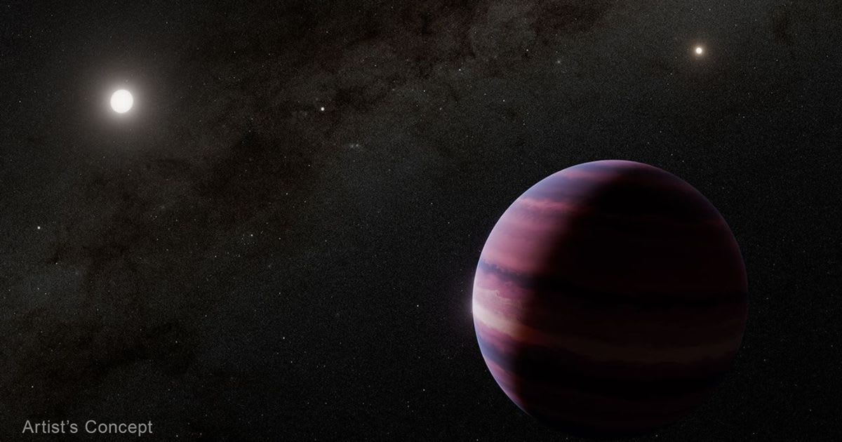 This artist’s concept shows what a gas giant orbiting Alpha Centauri A could look like (Cover Image Source: NASA/ESA | Photo by R. Hurt)