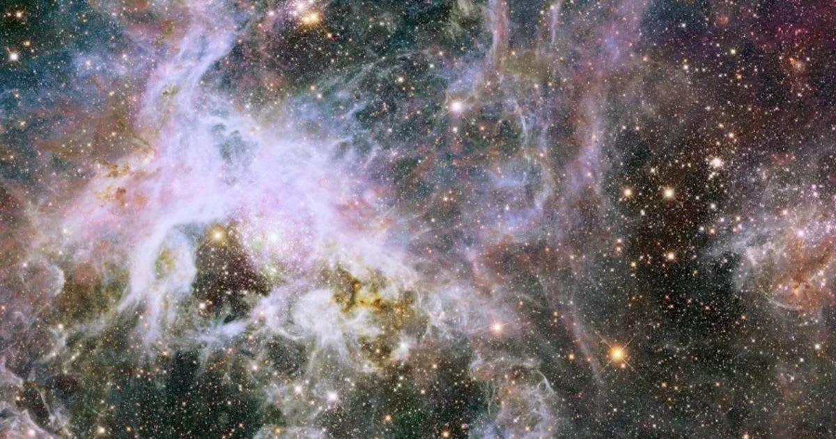 Astronomers created this infrared mosaic of the Tarantula Nebula (Caldwell 103) using exposures from Hubble’s Advanced Camera for Surveys and its Wide Field Camera 3 taken between 2011 and 2013 (Cover Image Source: NASA | E. Sabbi).
