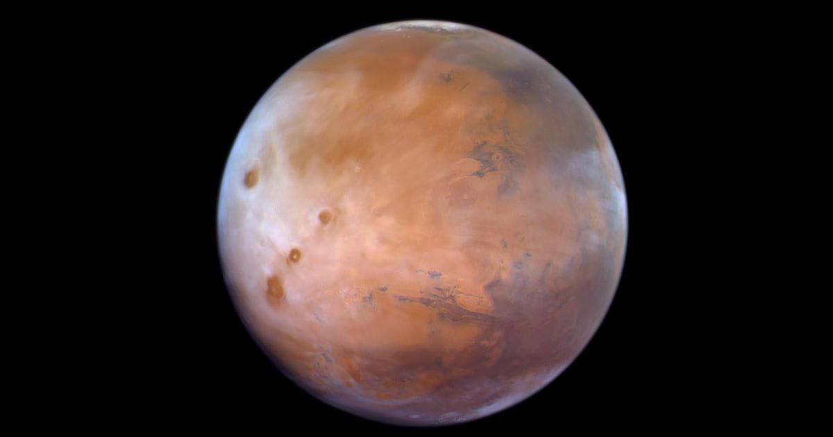 Knowing how clouds form and dissipate over a full day on Mars could help deepen understanding of the planet’s climate. (Cover Image Source: UAE Space Agency | Photo by Noora Rashed Alsaeed)