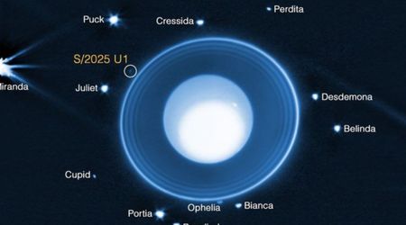 Astronomers discover a new moon in Uranus' orbit using the James Webb Telescope