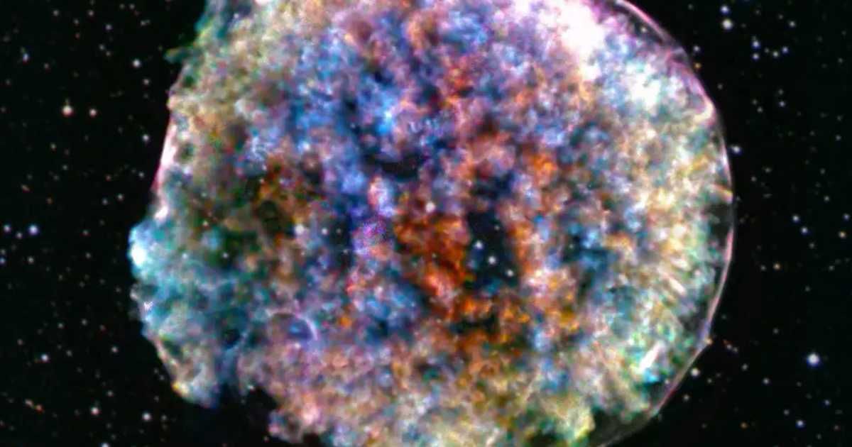 Composite image of the Tycho Supernova in the constellation Cassiopeia. (Cover Image Source: NASA/CXC/RIKEN & GSFC | T. Sato et al)