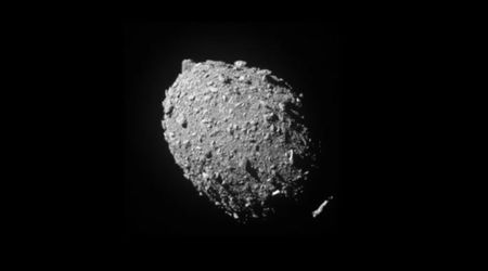 New astonishing images from DART asteroid impact reveal shocking force of debris plume