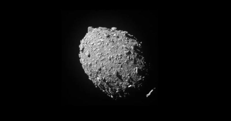 New astonishing images from DART asteroid impact reveal shocking force of debris plume