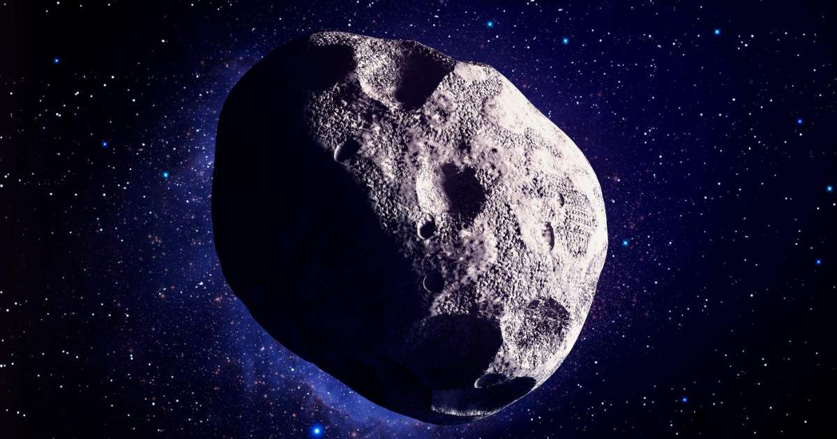 A digital illustration of an asteroid. (Representative Cover Image Source: Getty Images | Andrzej Wojcicki/Science Photo Library.)