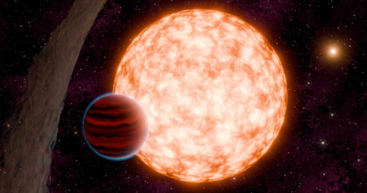 A young, nascent world lies close to its parent star, transiting it from our point of view in this artist's concept. (Image Source: NASA/JPL-Caltech/R. Hurt, K. Miller (Caltech/IPAC)