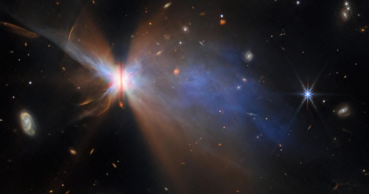 Webb Space Telescope has provided a fantastic new view of IRAS 04302+2247, a planet-forming disc located about 525 light-years away in a dark cloud within the Taurus star-forming region (Cover Image Source: ESA/Webb, NASA | M. Villenave et al.)