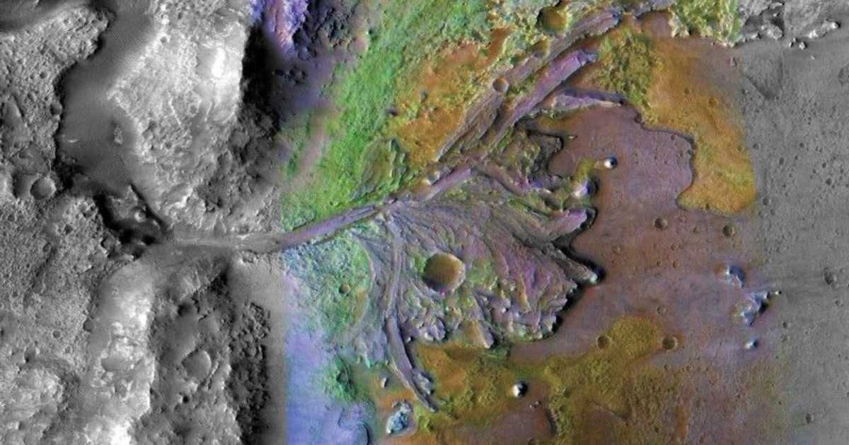 Jezero Crater, Mars 2020’s landing site (Cover Image Source: NASA/JPL-Caltech)