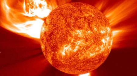 Huge solar storm launched last week is predicted to reach the location of Comet 3I/ATLAS on September 24-25