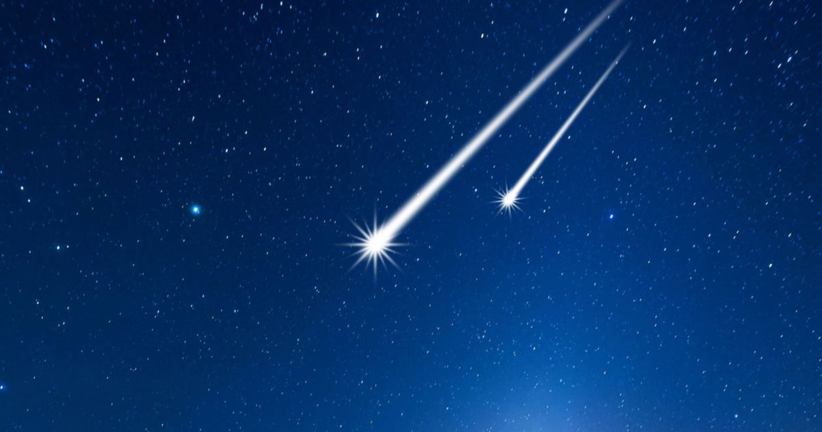 This captivating scene combines falling stars and bright lights on a dark background, evoking a sense of magic, imagination, and fantasy (Representative Cover Image Source: Getty | Prasert Krainukul)