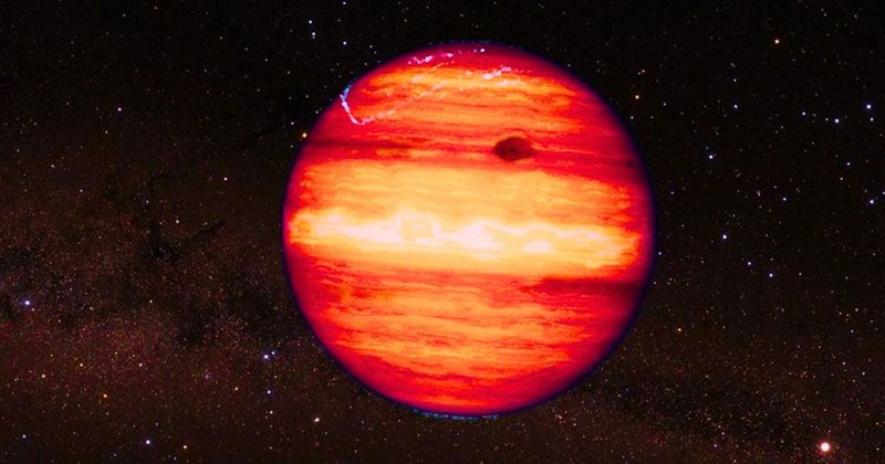 NASA's James Webb Telescope reveals glowing auroras and stormy skies on a starless alien world