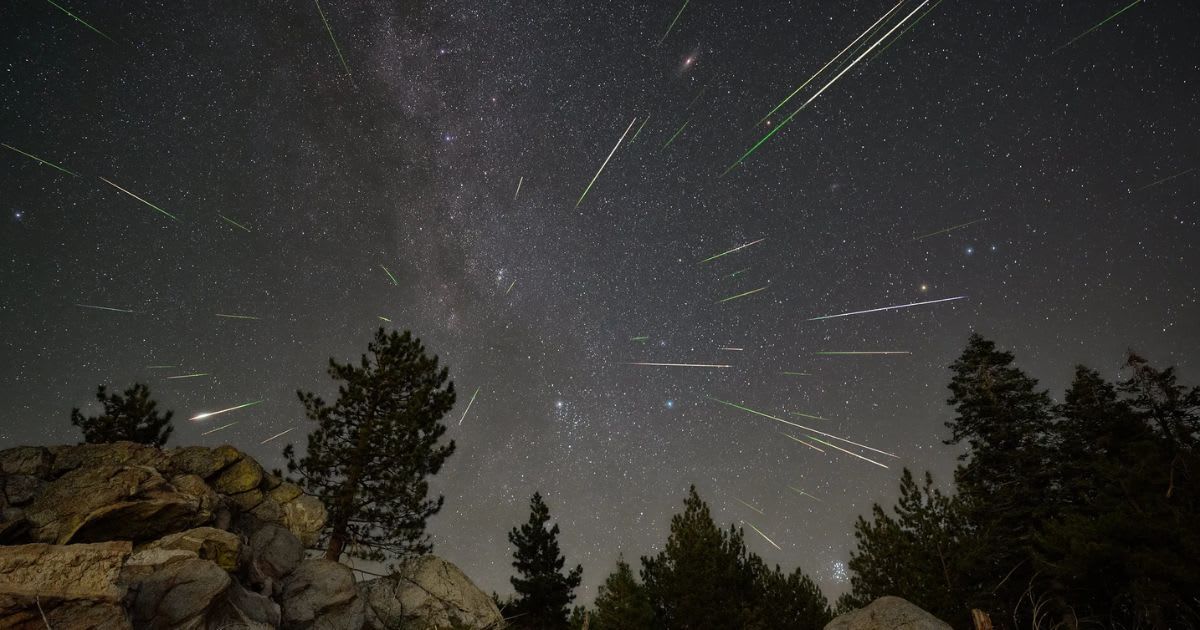 Perseids meteors, which coincide with the Southern Delta Aquariids at the tail end of July, streak over Sequoia National Forest (Representative Cover Image Source: NASA)