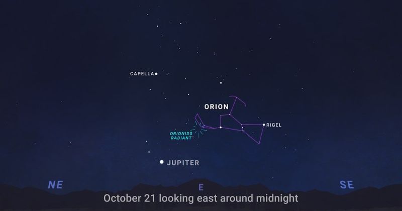 Orionid meteor shower to light up the sky at its peak on October 21—when and how to watch