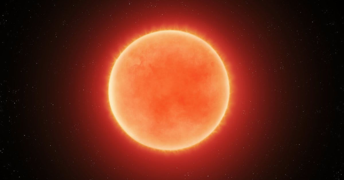 An old and cold red star in space, which is one of the common anomalies observed. The red dwarf is isolated against a dark background in space. (Representative Cover Image Source: Getty | Nazarii Neshcherenskyi)