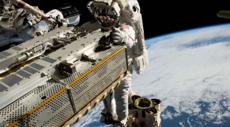 Two Russian cosmonauts just conducted a five-hour spacewalk outside the ISS