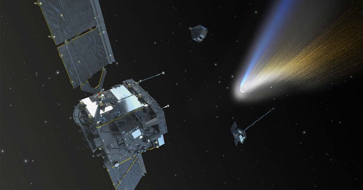 A photo of Comet Interceptor, which is an ESA-led mission in collaboration with JAXA. (Representative Cover Image Source: ©ESA)