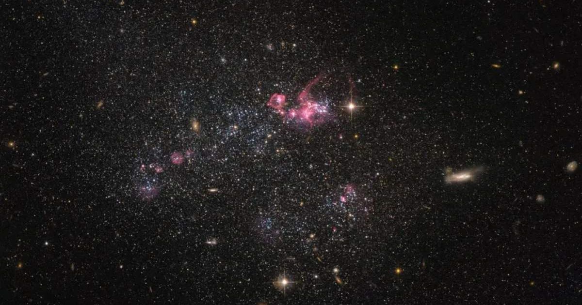 A dwarf galaxy known as UGC 4459 and located approximately 11 million light-years away in the constellation of Ursa Major (The Great Bear) (Representative Cover Image Source: ESA/Hubble and NASA | Judy Schmidt)