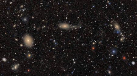 Vera Rubin first look imaging captures stellar stream around spiral galaxy Messier 61