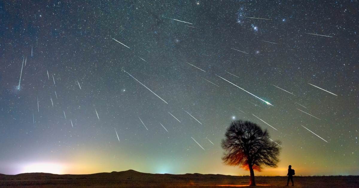 The Geminid meteor shower on December 13, 2020, was photographed in the Kubuqi Desert of Inner Mongolia, China (Representative Cover Image Source: Getty | wenbin)
