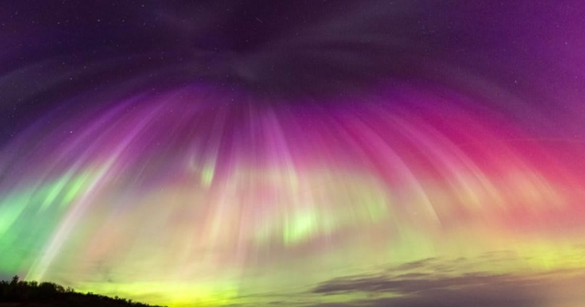 Space scientists and sky-watchers were treated to a stunning display of the northern lights in May 2024 (Cover Image Source: NASA Earth Observatory)