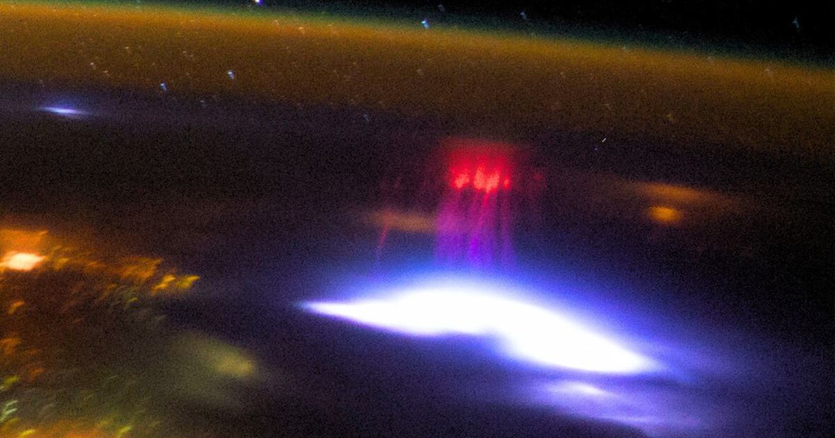 Red Sprites above the U.S. and Central America, taken by a member of the Expedition 44 crew. (edited by Starlust Staff) (Representative Cover Image Source: NASA Earth Observatory | Photo by ISS Crew Earth Observations Facility)