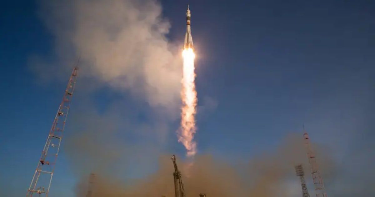 A Soyuz rocket launches to the International Space Station with Expedition 73 crew members aboard, Tuesday, April 8, 2025, at the Baikonur Cosmodrome in Kazakhstan (Representative Cover Image Source: NASA | Joel Kowsky)