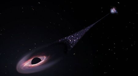 Scientists witness supermassive black hole blasting out matter at 20 percent the speed of light