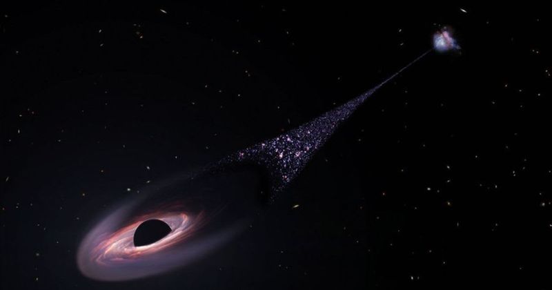Scientists witness supermassive black hole blasting out matter at 20 percent the speed of light