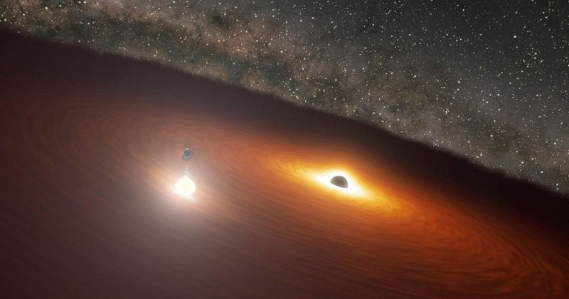 Can stars form near supermassive black holes?