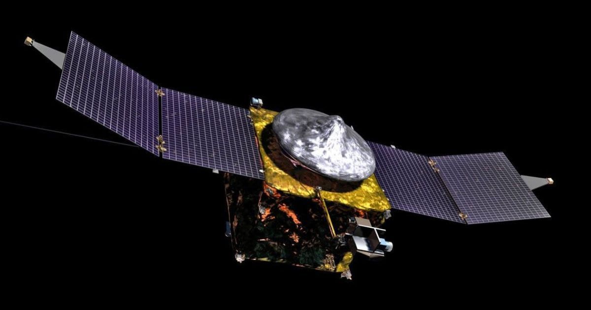 An artist's conception of NASA's Mars Atmosphere and Volatile EvolutioN (MAVEN) orbiter.
(Representative Cover Image Source: NASA/Goddard Space Flight Center)