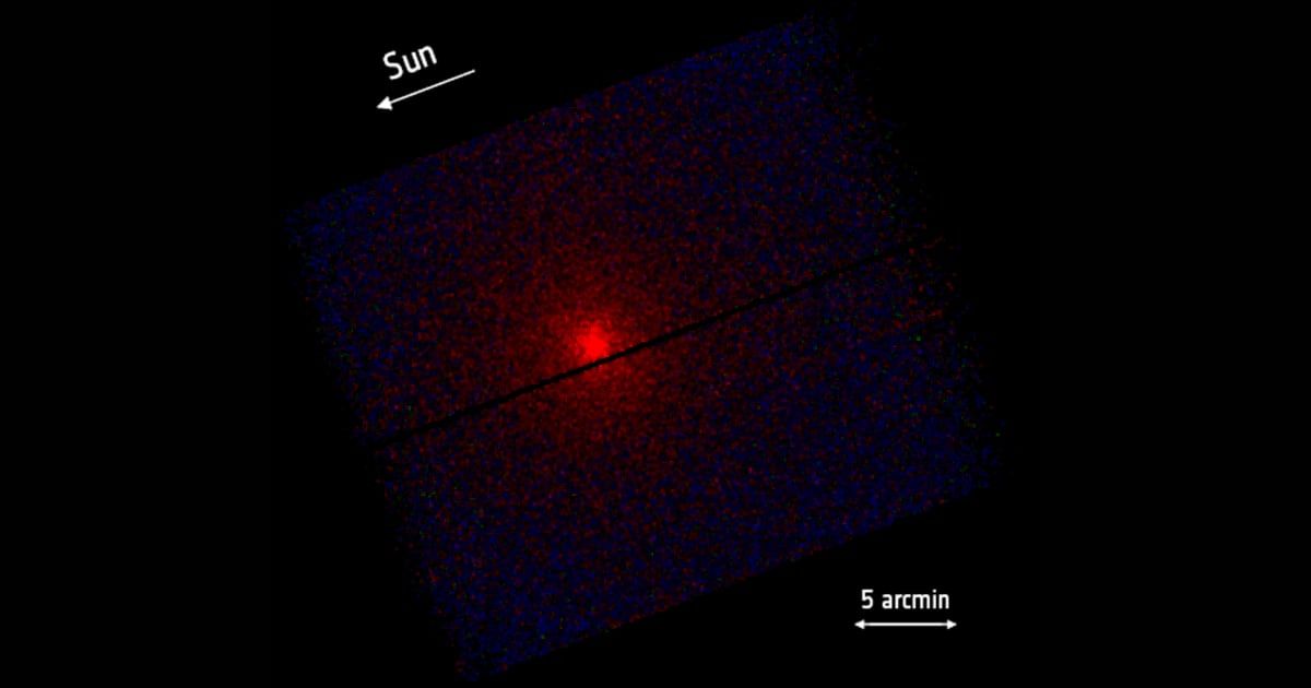 An image showing an X-ray view of interstellar comet 3I/ATLAS, captured by ESA’s XMM-Newton spacecraft (Cover Image Source: ESA/XMM-Newton/C. Lisse, S. Cabot & the XMM ISO Team)