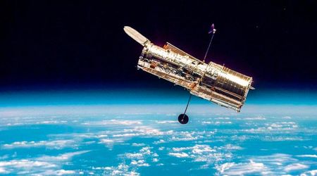 A look at 5 extraordinary images taken by Hubble Space Telescope in 2025